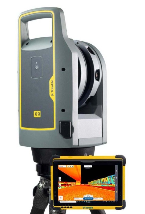Лазерный 3D сканер Trimble X9 Premium + T110 планшет
