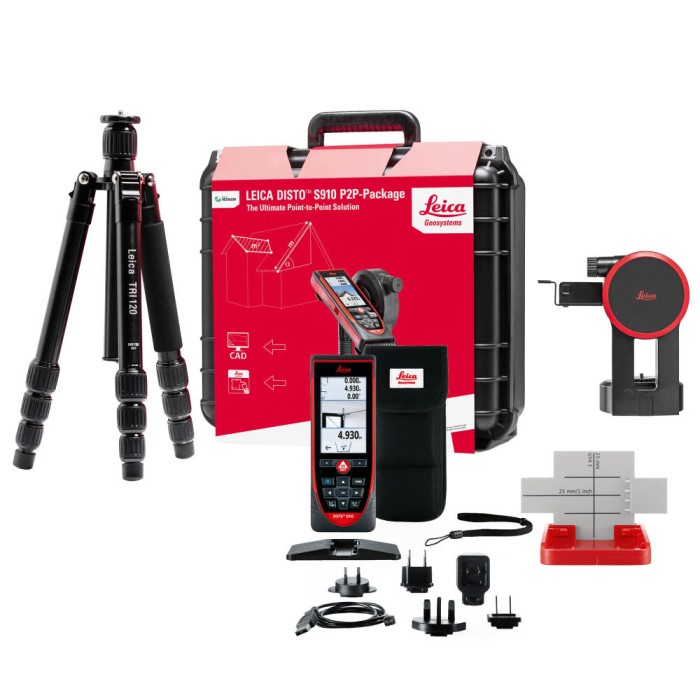 Лазерный дальномер Leica DISTO S910 (штатив + адаптер)