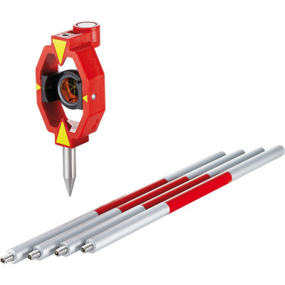 Отражатель LEICA GMP111 (мини-призма со сборной мини-вехой 1 м; коэффициент призмы +17.5 мм) (К)