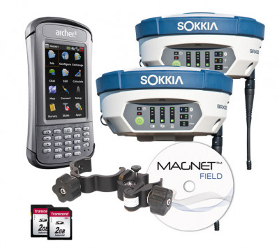 Комплект GNSS 2*SOKKIA GRX2 DUHFII/GSM + Archer2 