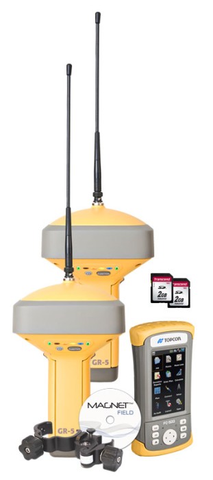 Комплект GNSS TOPCON 2хGR-5, DUHFII/GSM + FC500 