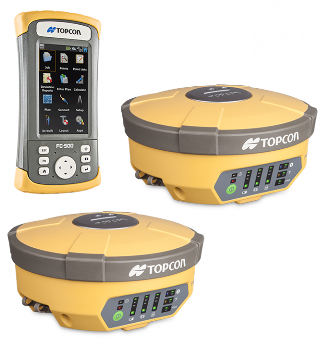 Комплект GNSS TOPCON 2*Hiper V, DUHFII/GSM + FC-500