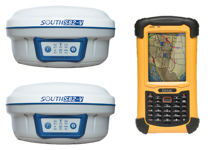 Комплект GNSS RTK 2*South S82-V GSM/UHF + Getac 336