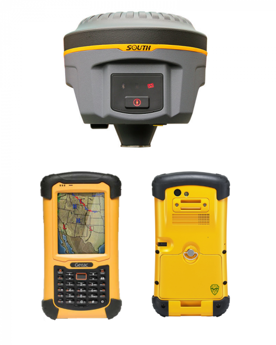 Комплект ровера RTK SOUTH Galaxy G1 GSM/UHF + Getac PS336