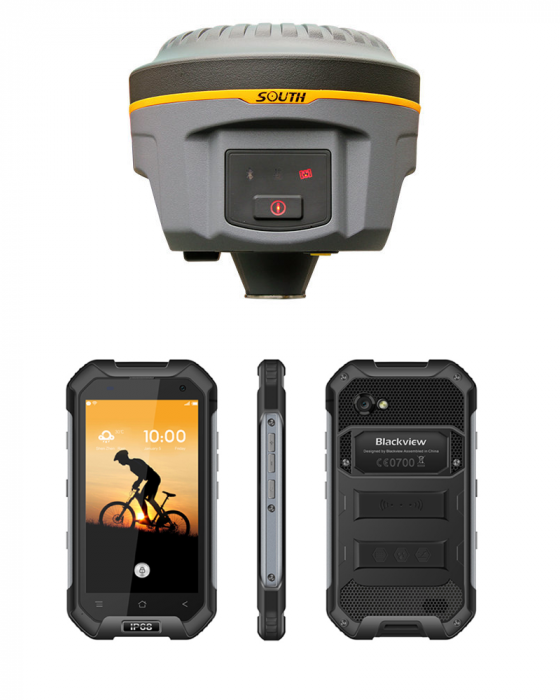 Комплект ровера RTK SOUTH Galaxy G1 GSM + Blackview-b6000