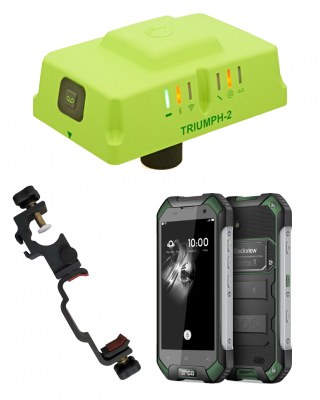 Роверный комплект GNSS Javad Triumph-2 + Blackview bv6000