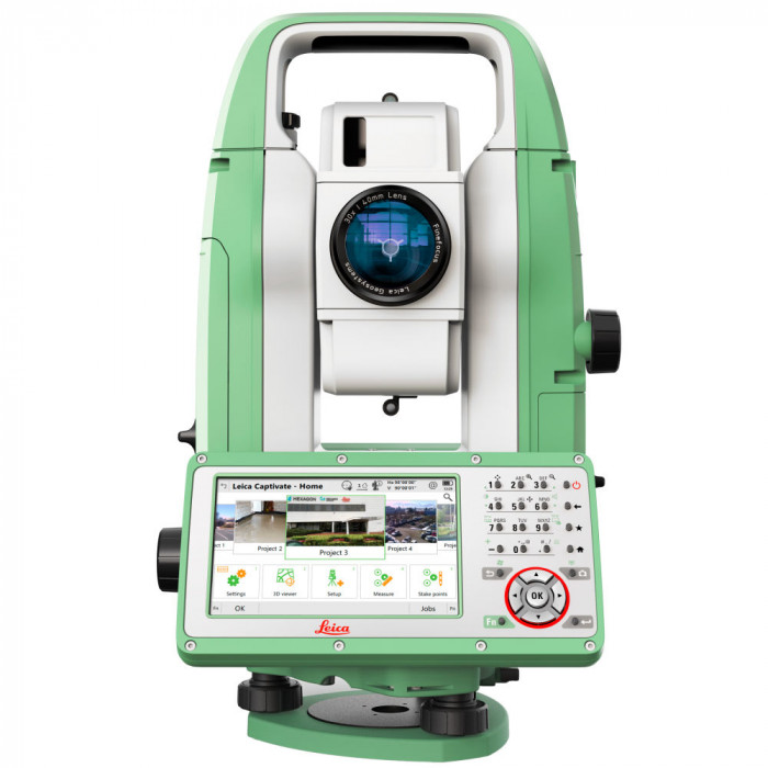 Тахеометр Leica TS10 R1000 2"