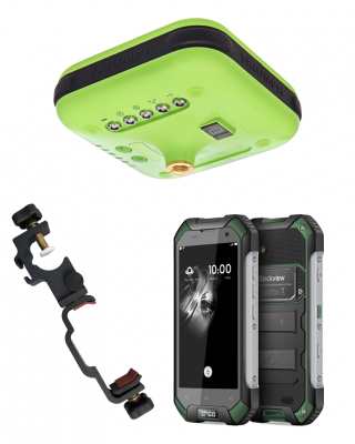 GNSS приемник Javad Triumph-1M + Blackview bv6000